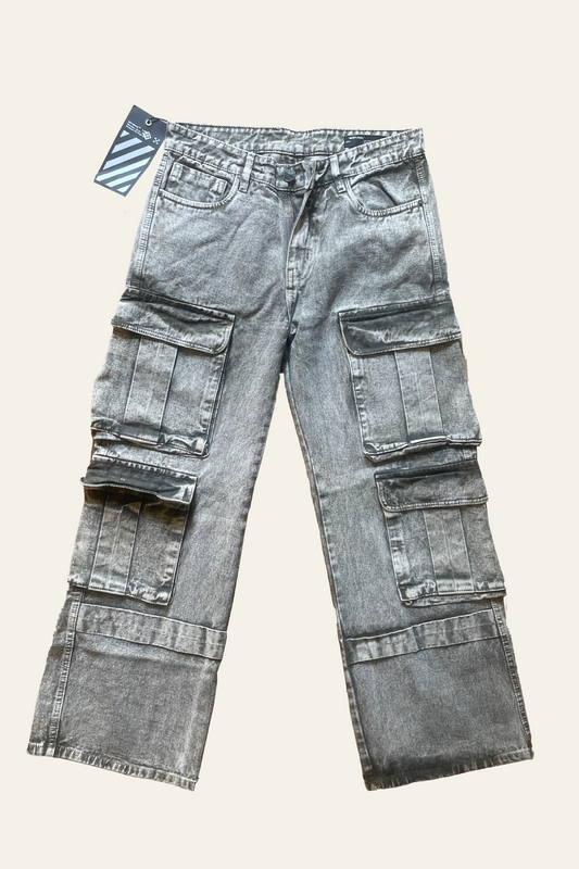 Cargo Denim Straight Fit X-X