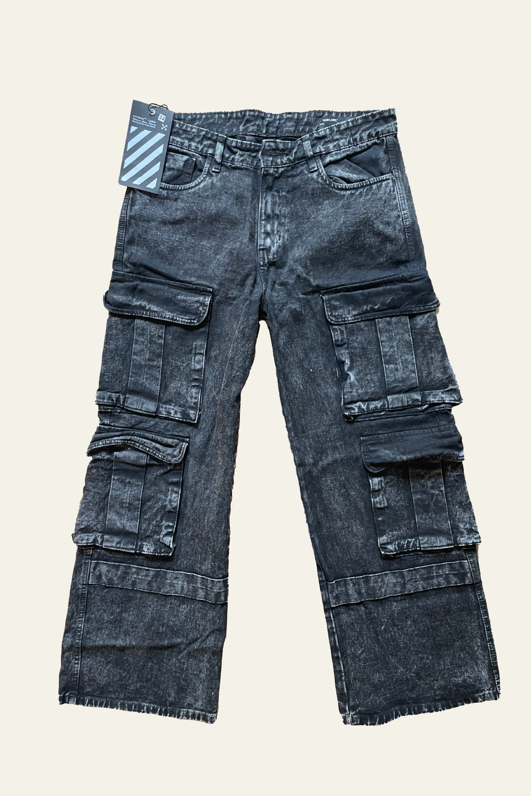 Cargo Denim Straight Fit X