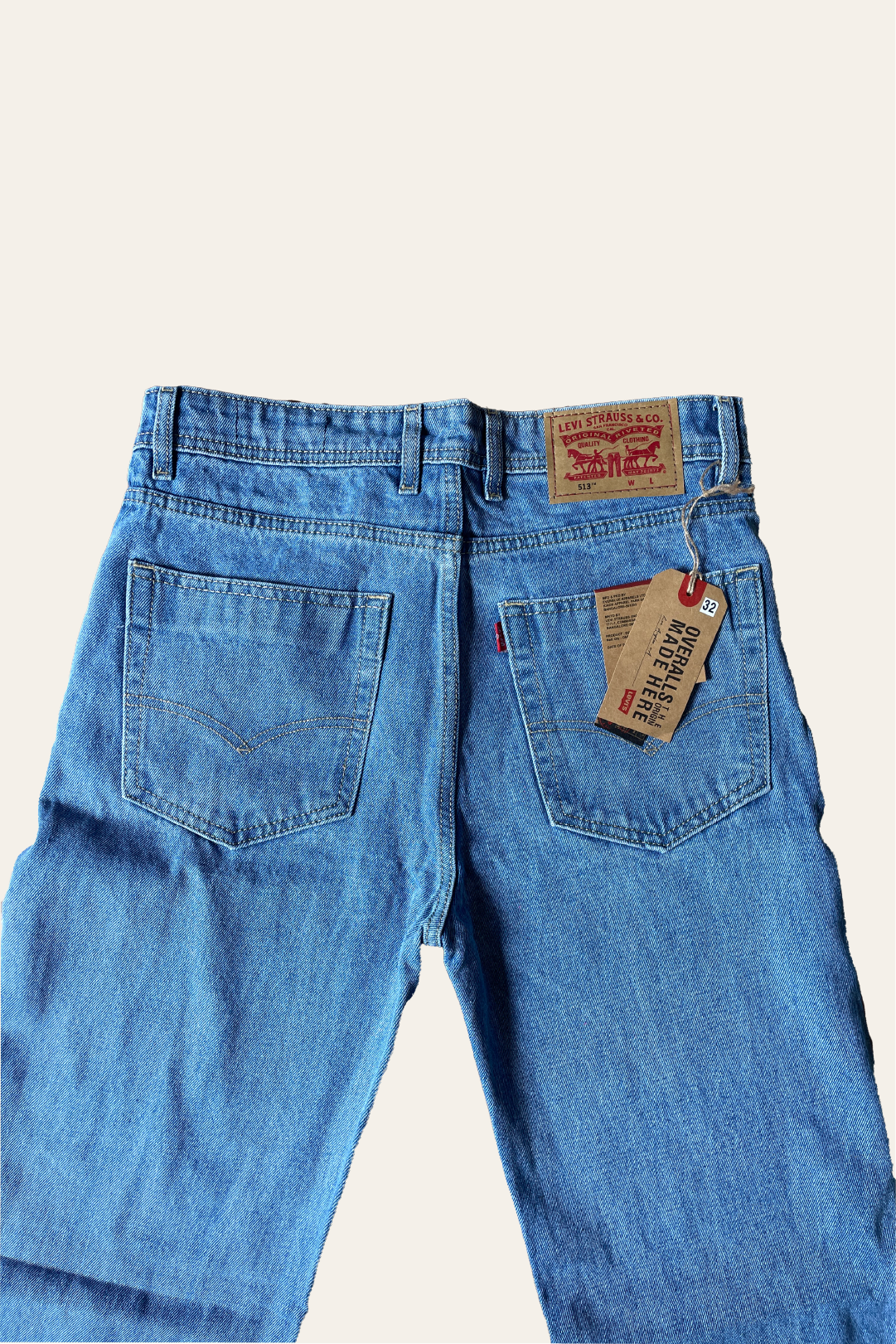 Levi's loose-fit jeans denim ( LV BLUE )