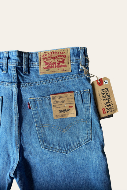 Levi's loose-fit jeans denim ( LV BLUE )