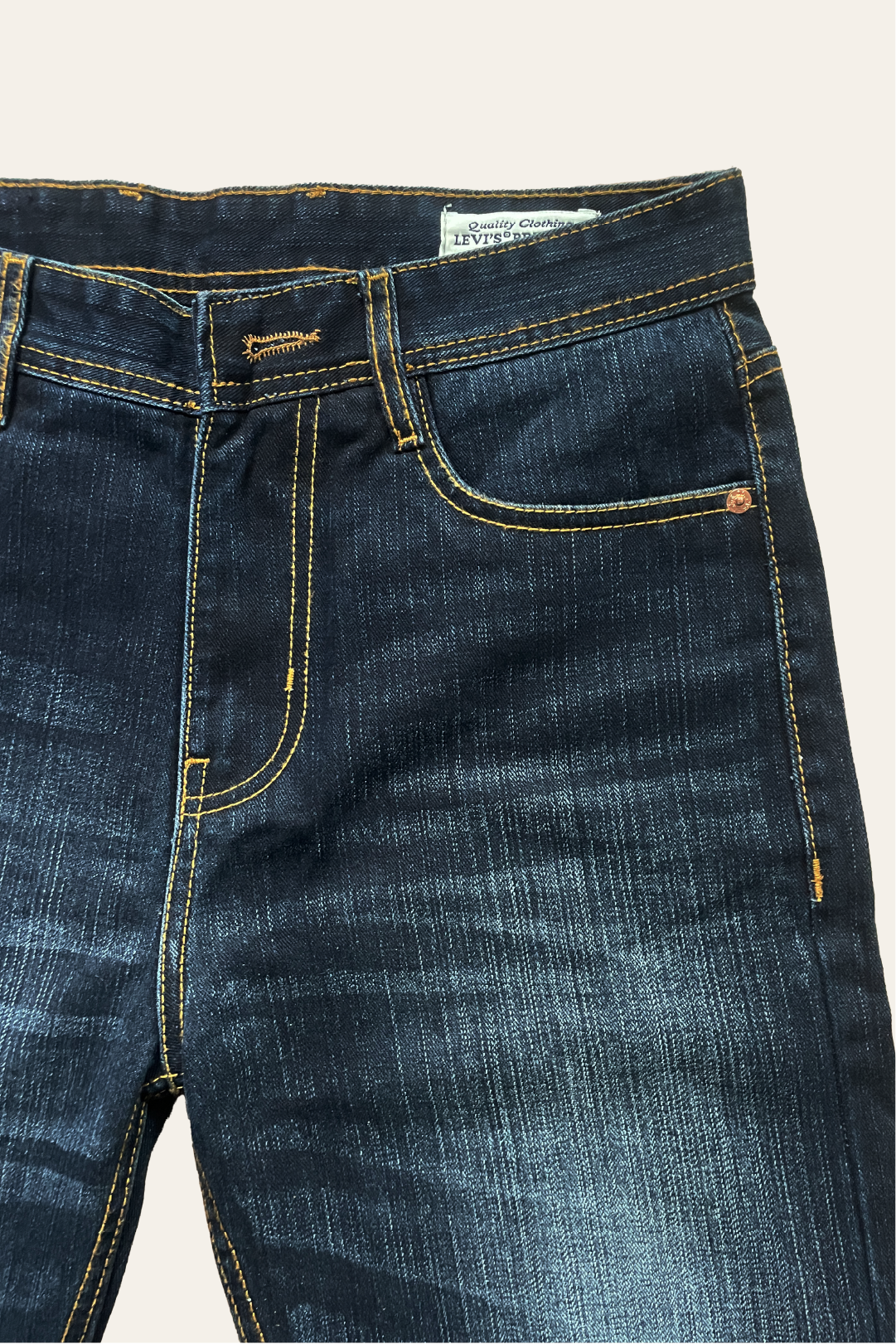 Levi's Loose Straight Blue Plain ( BLUE SHADE )