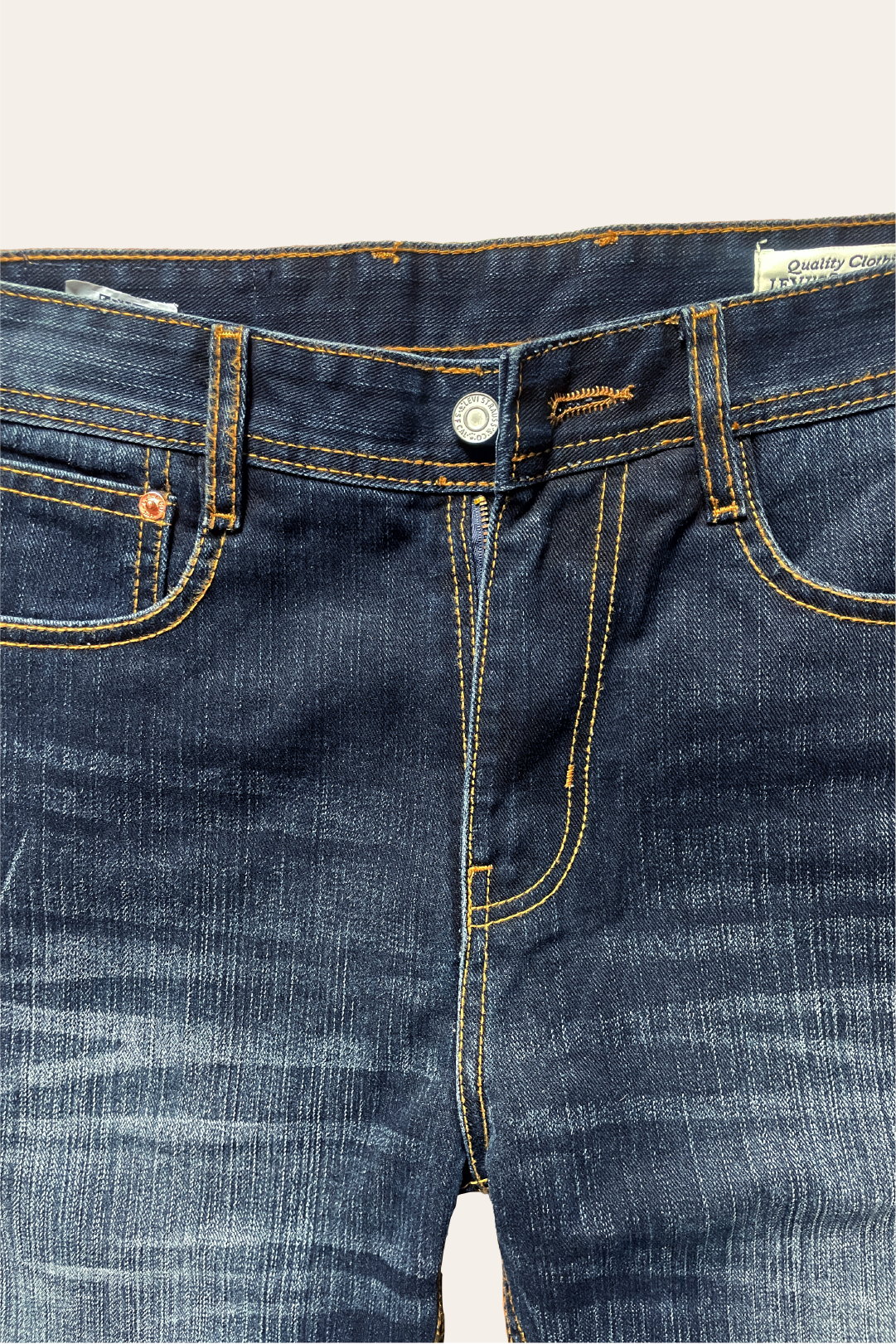 Levi's Loose Straight Blue Plain ( BLUE SHADE )