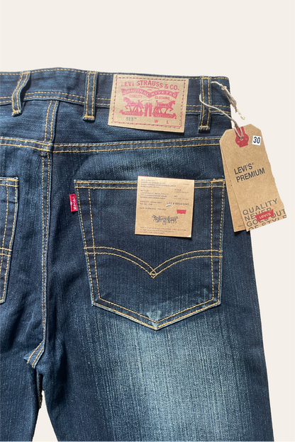 Levi's Loose Straight Blue Plain ( BLUE SHADE )